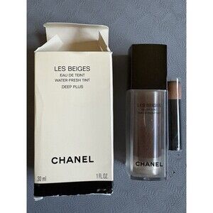 CHANEL Les Beiges Water-Fresh Tint Deep Plus 30ml NEW w/ Box & Brush Authentic